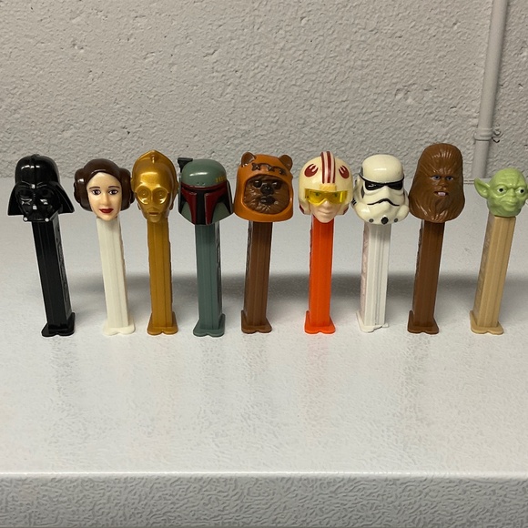 ❤️STAR WARS❤️9 Vintage PEZ dispensers❤️1997 - Picture 4 of 4